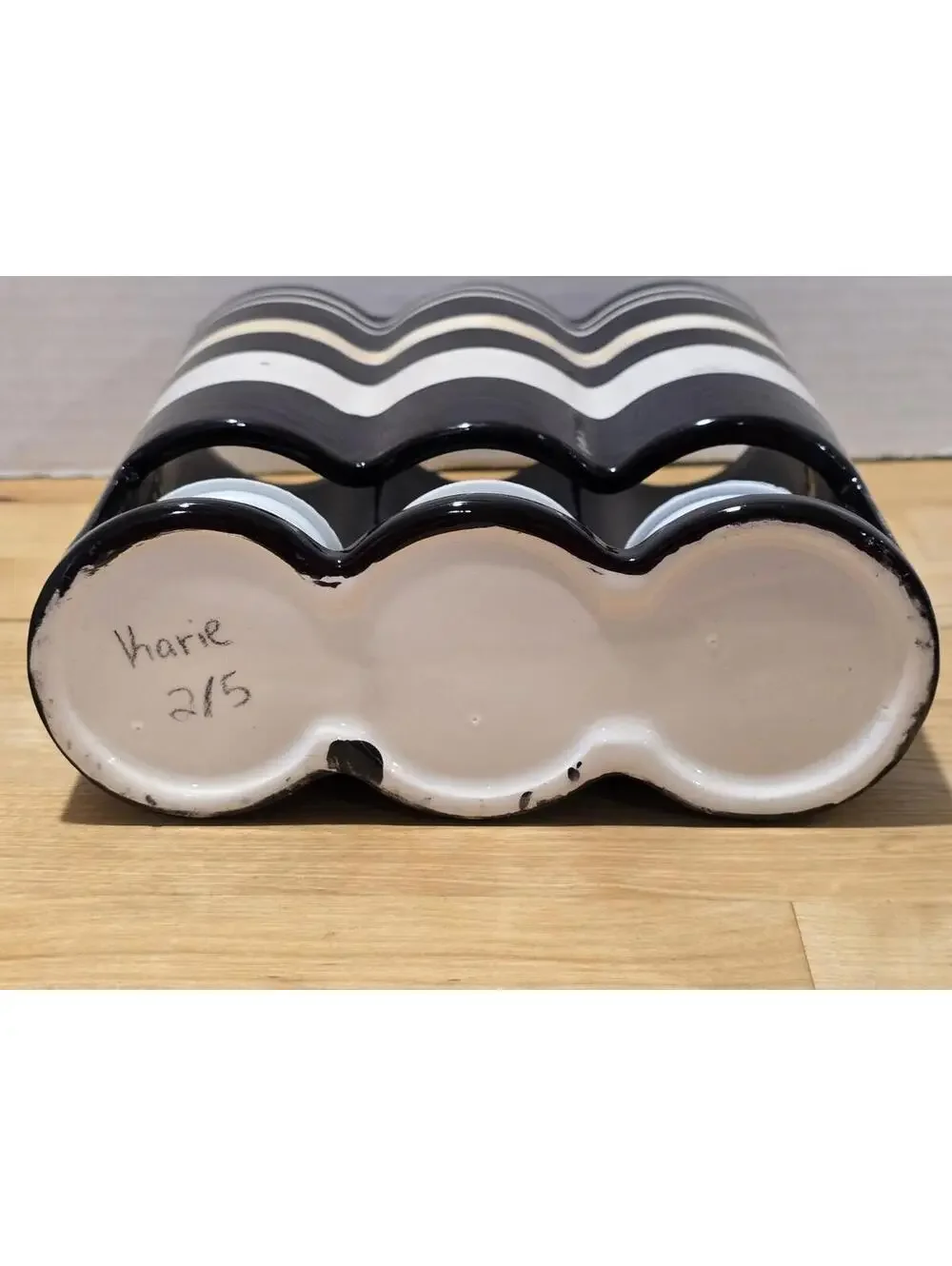 Studio Pottery Ceramic Handmade 12 K Cup Coffee POD Organizer Holder